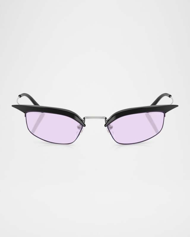 B50S Rectangle Metal Sunglasses